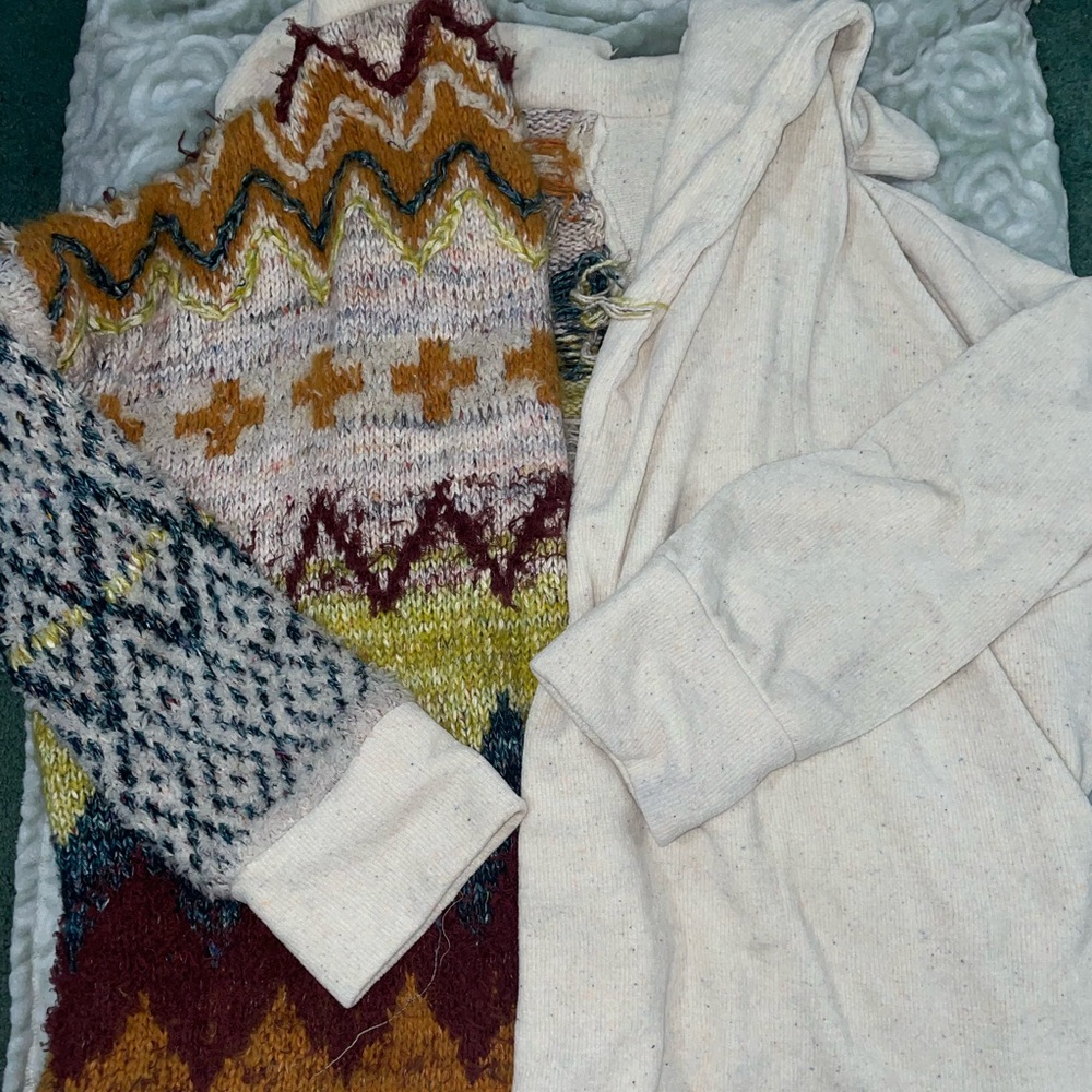 Free People Unfinished Sample Cardigan